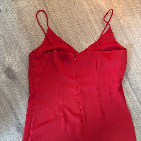 NWT Red Slip Dress - Picture 3 of 4